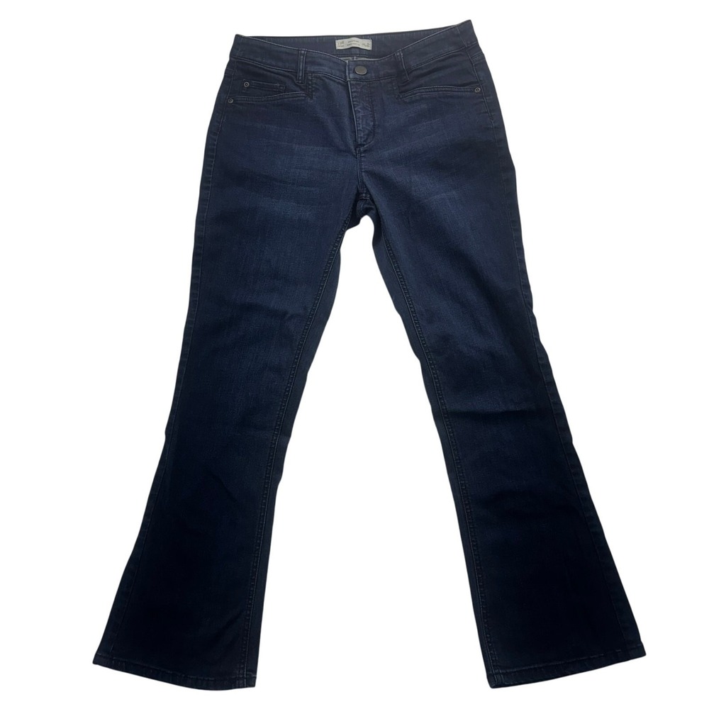 J. Jill Women's Smooth-Fit Barely Bootcut Denim Jeans Size 8P Staple Casual